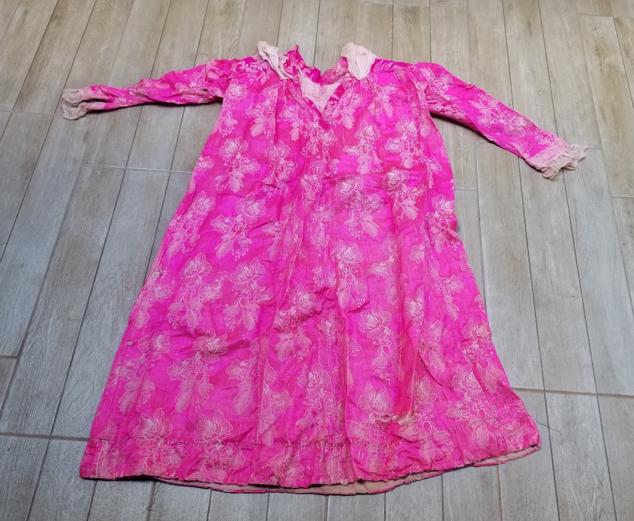 OSMANLI DÖNEMİ ELMASİYE İPEK GELİNLİK