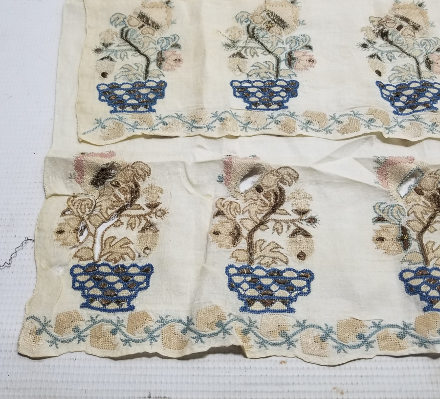 OSMANLI DÖNEMİ SAKSI ÇİÇEKLİ HESAP İŞİ NADİR YAĞLIK