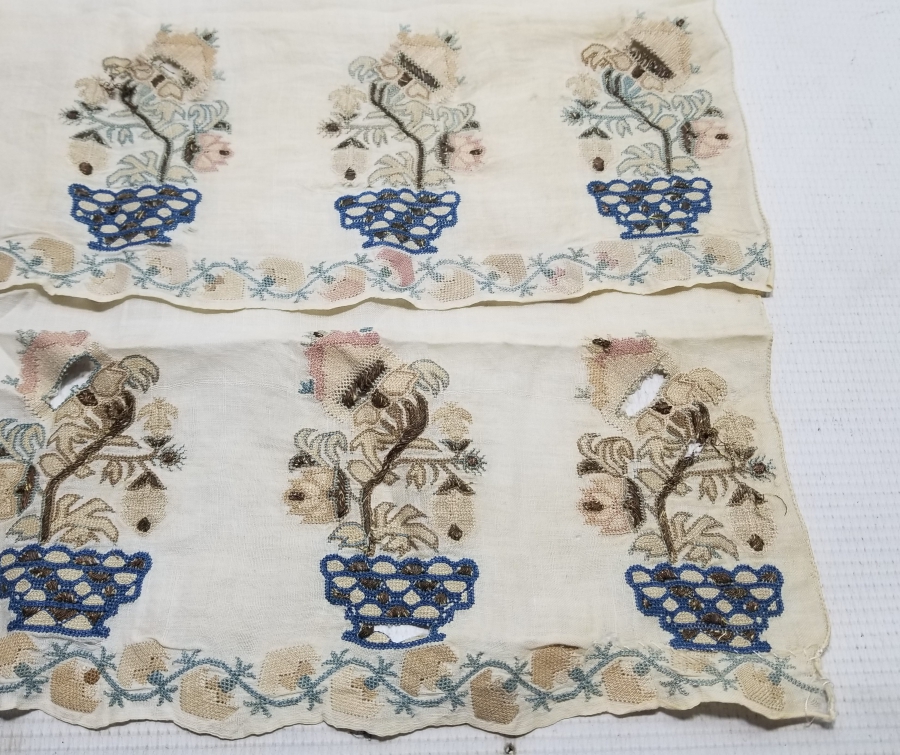 OSMANLI DÖNEMİ SAKSI ÇİÇEKLİ HESAP İŞİ NADİR YAĞLIK