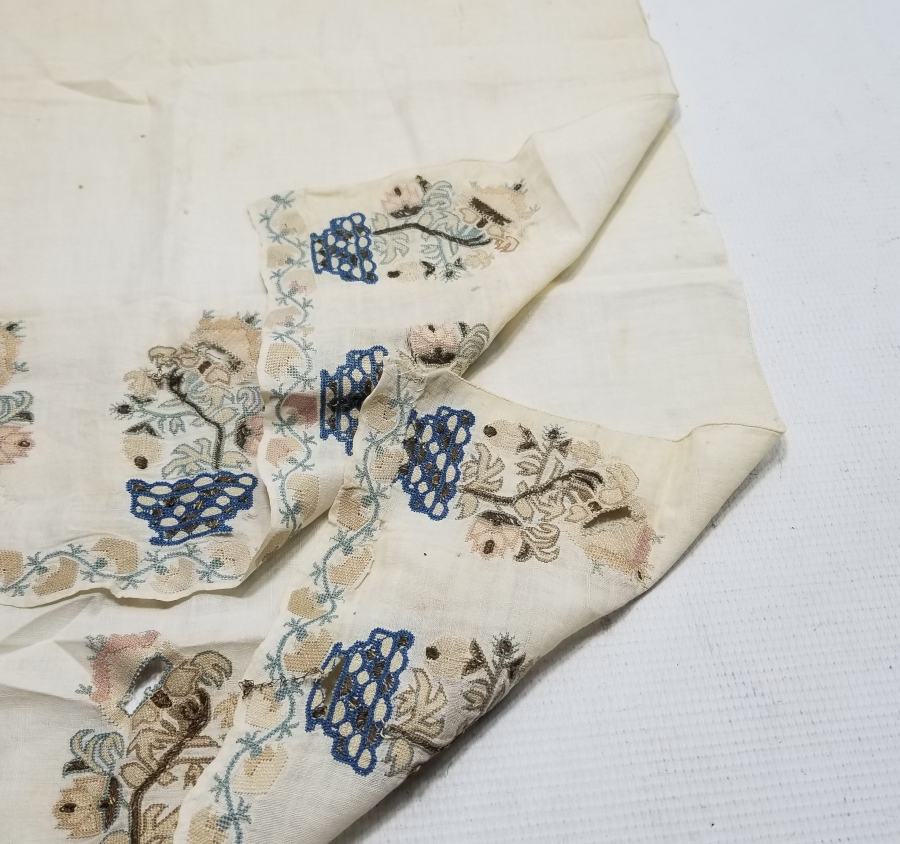 OSMANLI DÖNEMİ SAKSI ÇİÇEKLİ HESAP İŞİ NADİR YAĞLIK