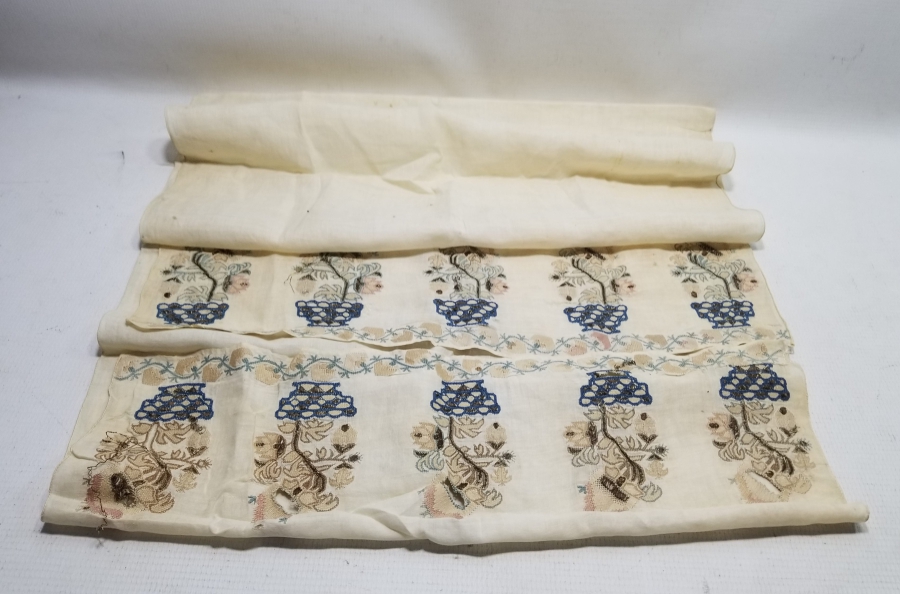 OSMANLI DÖNEMİ SAKSI ÇİÇEKLİ HESAP İŞİ NADİR YAĞLIK