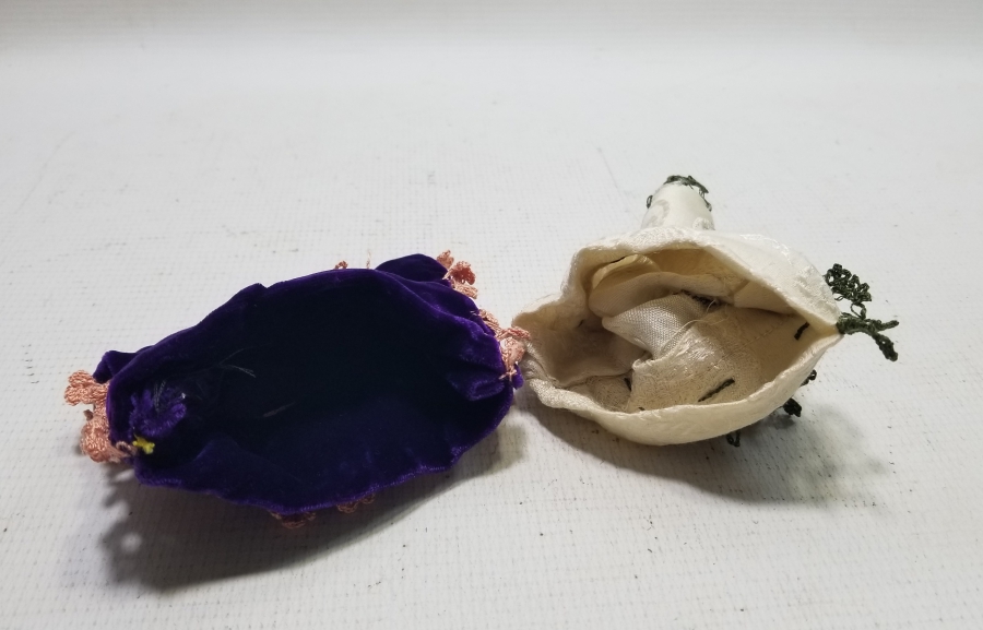 OSMANLI DÖNEMİ KUMAŞTAN YAPILMIŞ İPEK VE KADİFE KESE