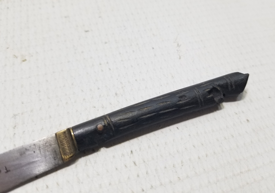 ÜZERİ OSMANLICA VE RUMCA YAZILI NADİR OSMANLI DÖNEMİ BURSA BIÇAĞI