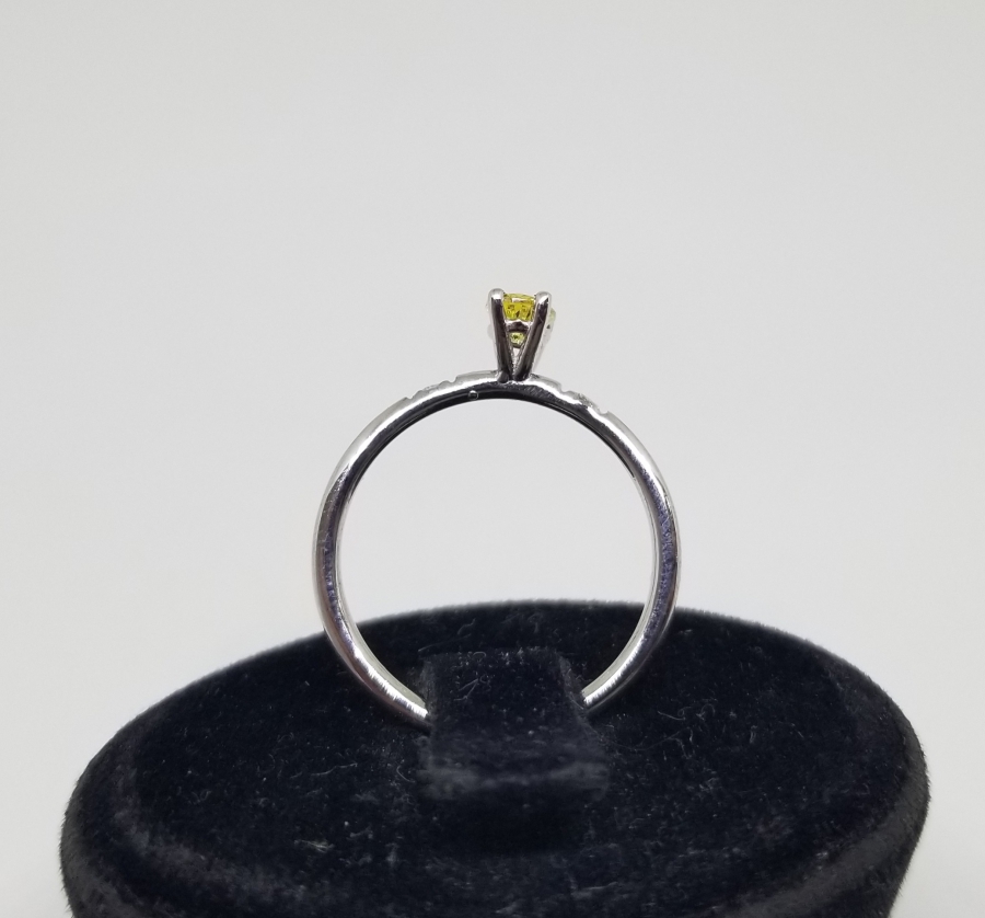 SİTRİN VE PIRLANTA TAŞLI ÖZEL YAPIM YÜZÜK