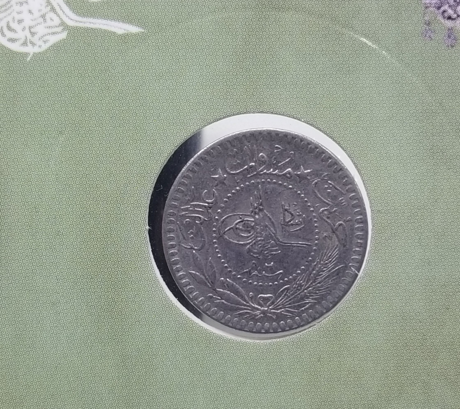 MEHMED REŞAD HAN DÖNEMİ KAPAMASINDA NİKEL 5 PARA