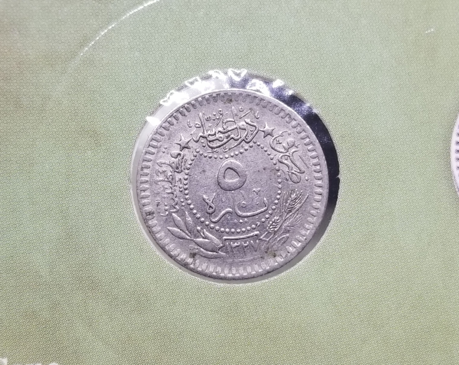 MEHMED REŞAD HAN DÖNEMİ KAPAMASINDA NİKEL 5 PARA