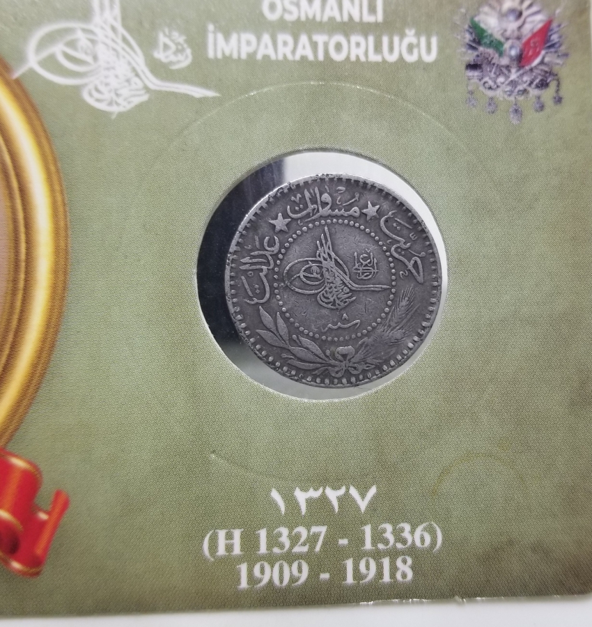 MEHMED REŞAD HAN DÖNEMİ KAPAMASINDA NİKEL 10 PARA