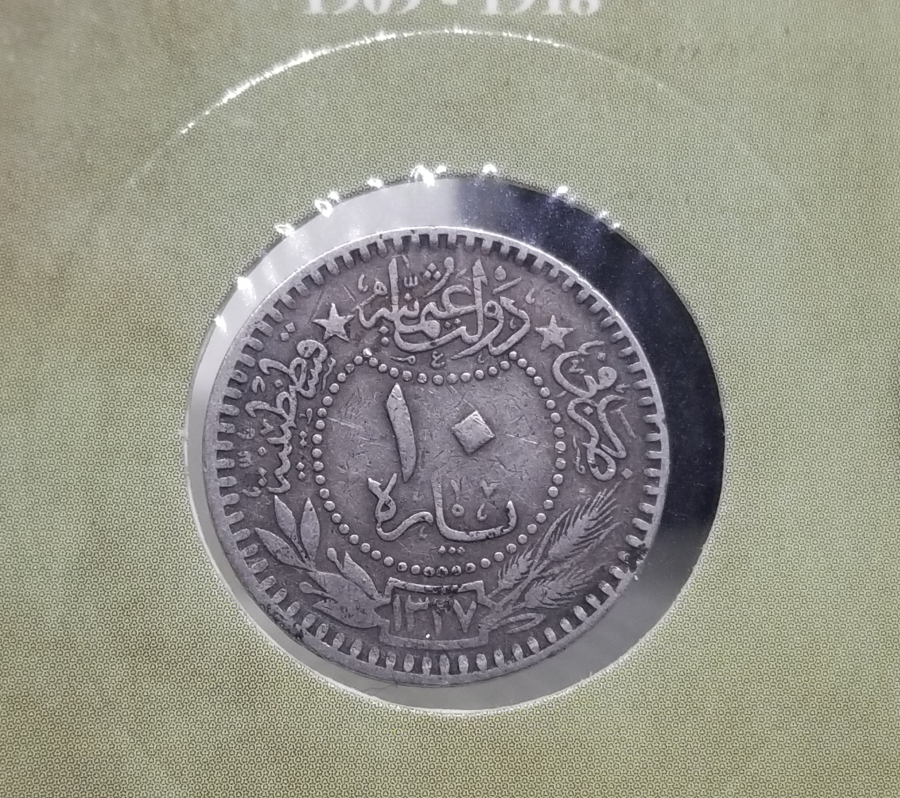 MEHMED REŞAD HAN DÖNEMİ KAPAMASINDA NİKEL 10 PARA