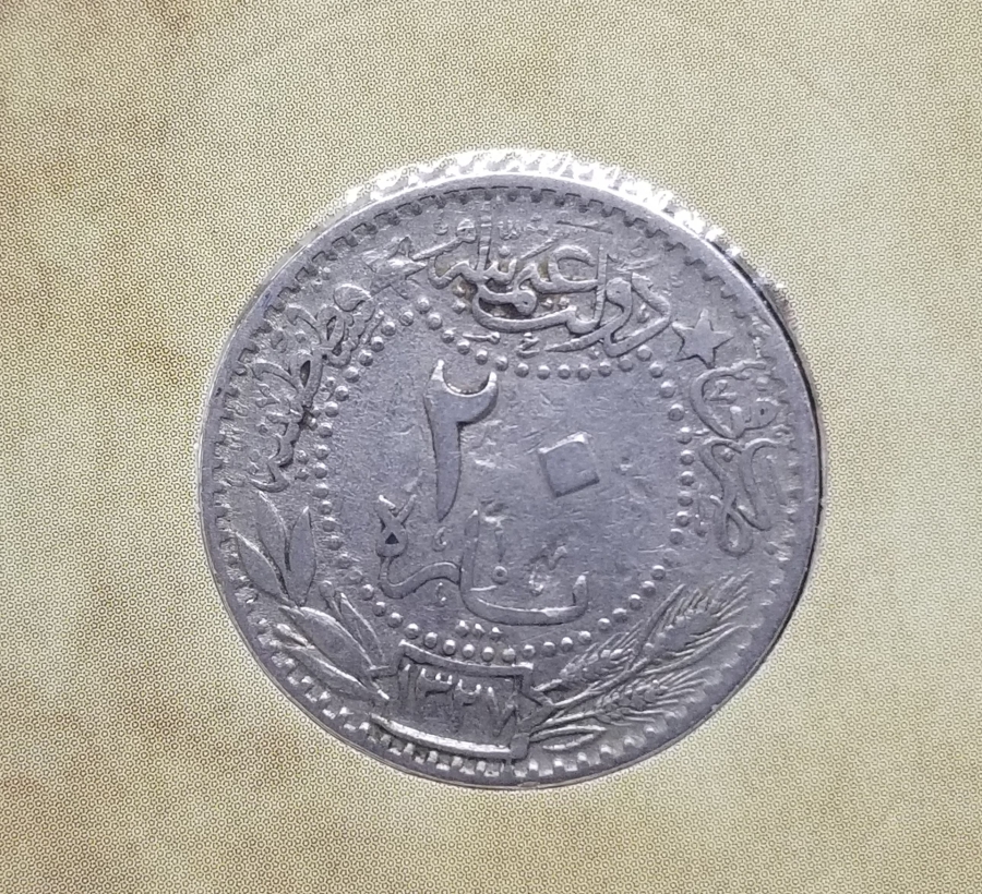 MEHMED REŞAD HAN DÖNEMİ KAPAMASINDA NİKEL 20 PARA