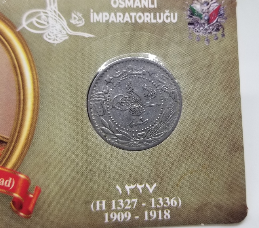 MEHMED REŞAD HAN DÖNEMİ KAPAMASINDA NİKEL 20 PARA