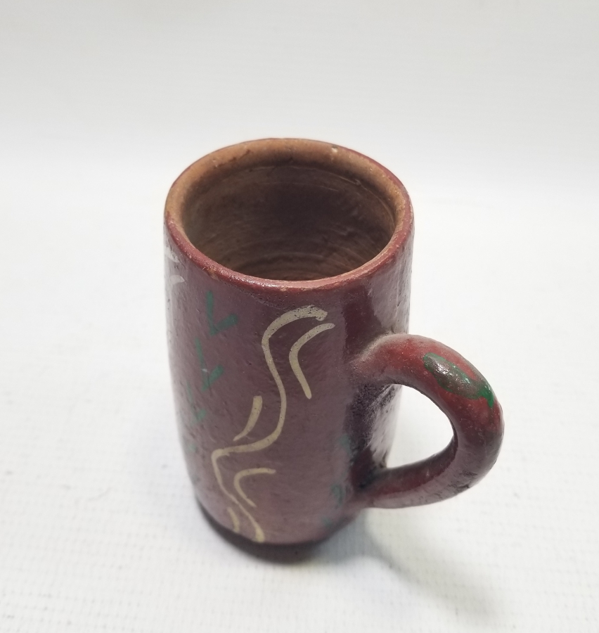 OSMANLI DÖNEMİ NADİR TİPTE ÜZERİ SIRLI BOZA BARDAĞI