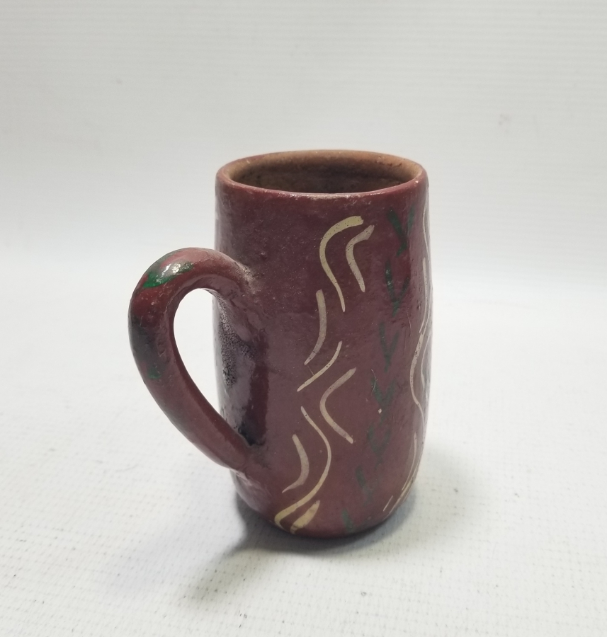 OSMANLI DÖNEMİ NADİR TİPTE ÜZERİ SIRLI BOZA BARDAĞI