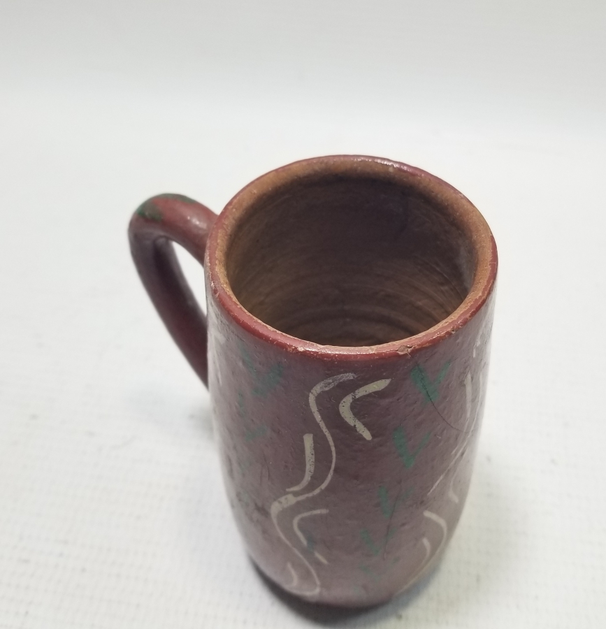 OSMANLI DÖNEMİ NADİR TİPTE ÜZERİ SIRLI BOZA BARDAĞI