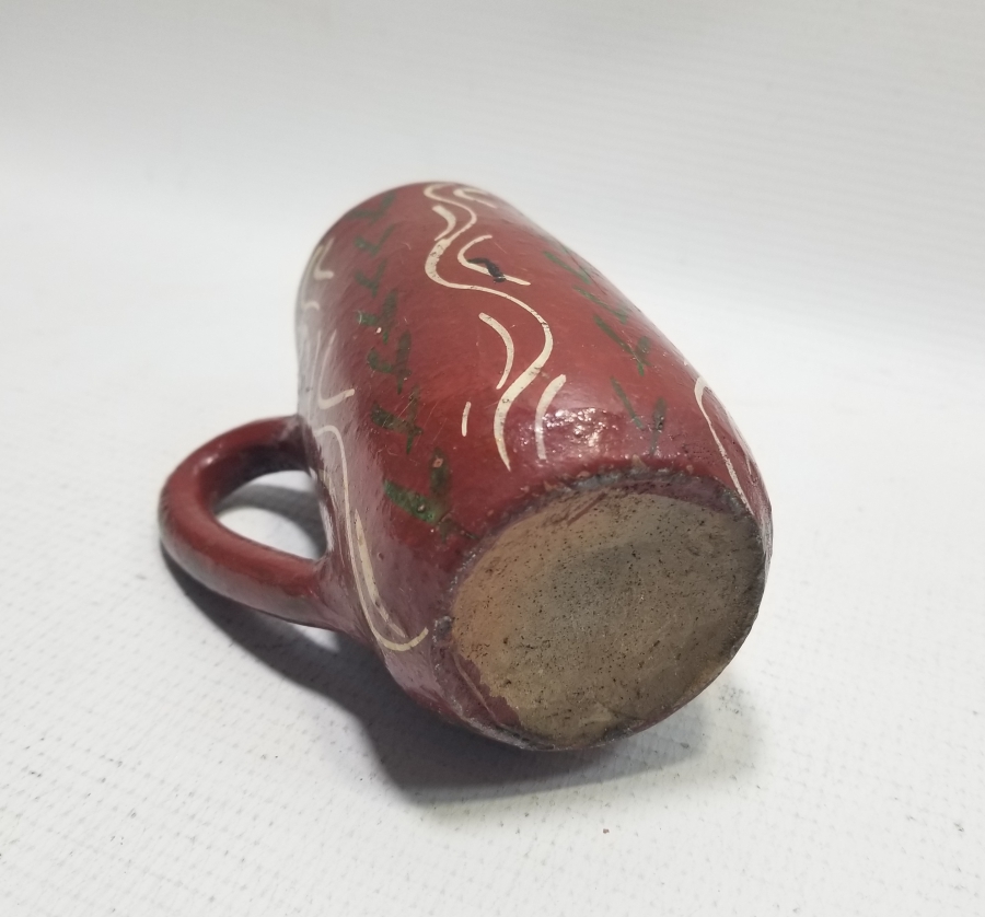 OSMANLI DÖNEMİ NADİR TİPTE ÜZERİ SIRLI BOZA BARDAĞI