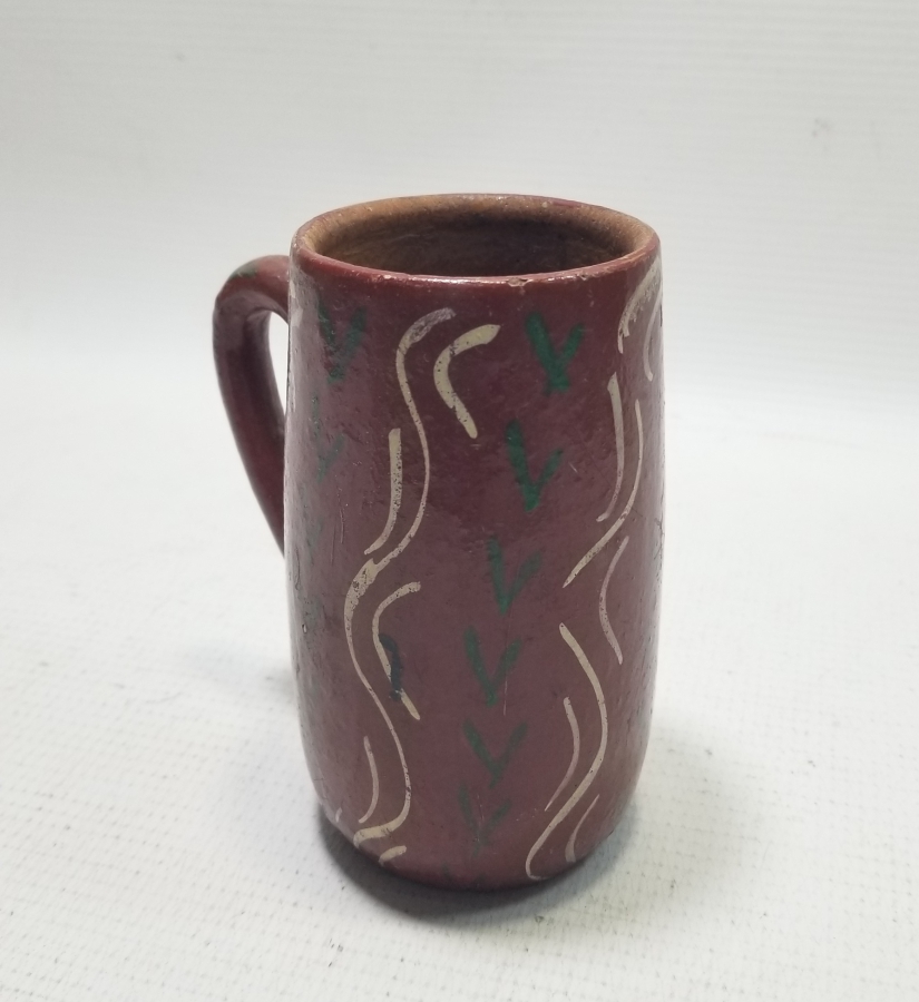 OSMANLI DÖNEMİ NADİR TİPTE ÜZERİ SIRLI BOZA BARDAĞI