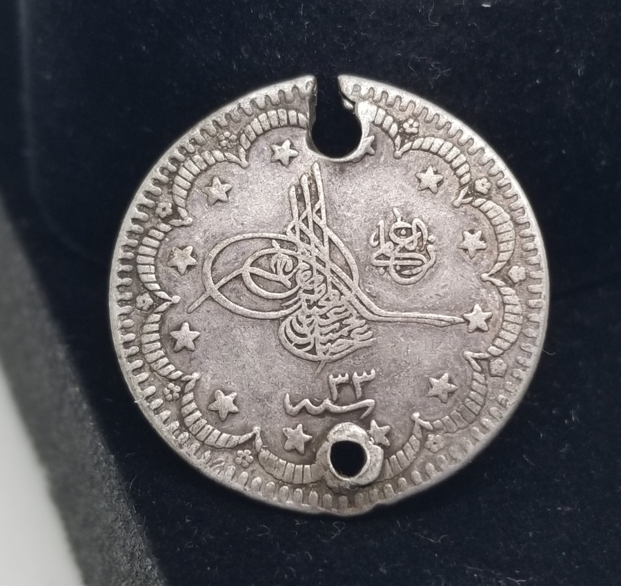 SULTAN ABDÜLHAMİD HAN DÖNEMİ GÜMÜŞ 5 KURUŞ PARA