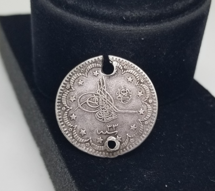 SULTAN ABDÜLHAMİD HAN DÖNEMİ GÜMÜŞ 5 KURUŞ PARA