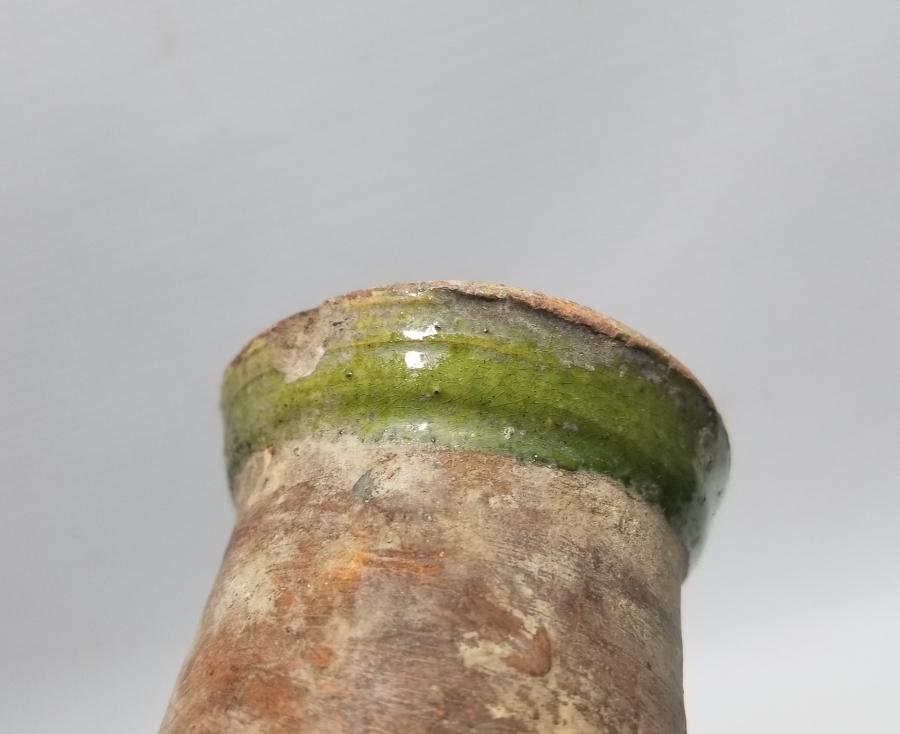 OSMANLI DÖNEMİ NADİR TİPTE SIRLI SİLLE ŞARAP KADEHİ