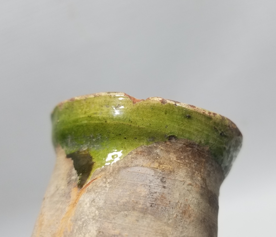 OSMANLI DÖNEMİ NADİR TİPTE SIRLI SİLLE ŞARAP KADEHİ