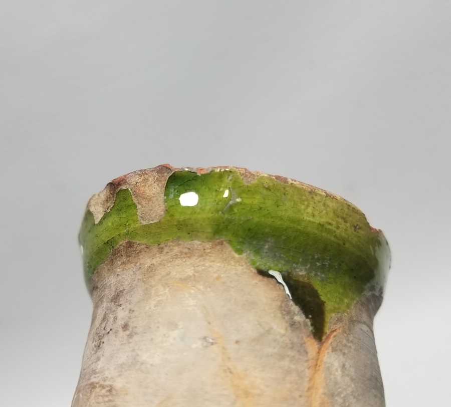 OSMANLI DÖNEMİ NADİR TİPTE SIRLI SİLLE ŞARAP KADEHİ