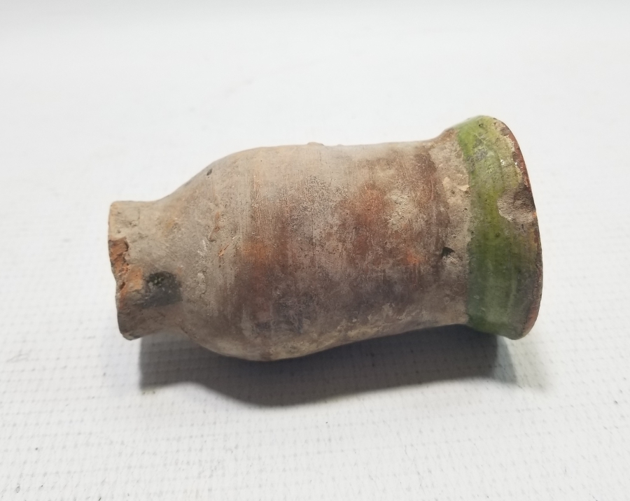 OSMANLI DÖNEMİ NADİR TİPTE SIRLI SİLLE ŞARAP KADEHİ