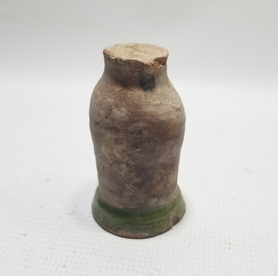 OSMANLI DÖNEMİ NADİR TİPTE SIRLI SİLLE ŞARAP KADEHİ