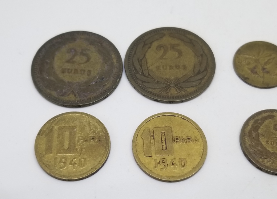 ANTİKA YERLİ METAL PARA LOTU