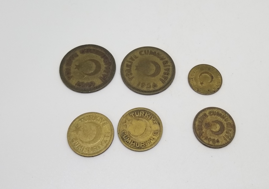 ANTİKA YERLİ METAL PARA LOTU