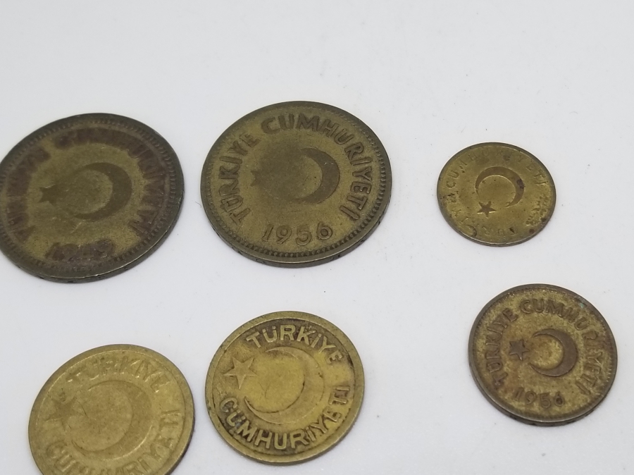 ANTİKA YERLİ METAL PARA LOTU