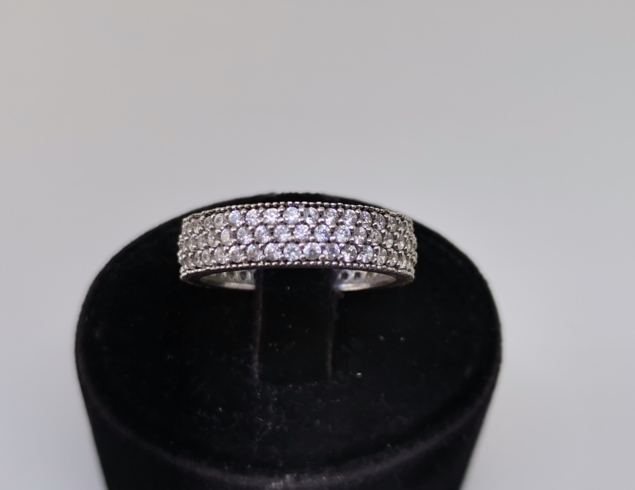 MARGAZİT TAŞLI GÜMÜŞ ALYANS