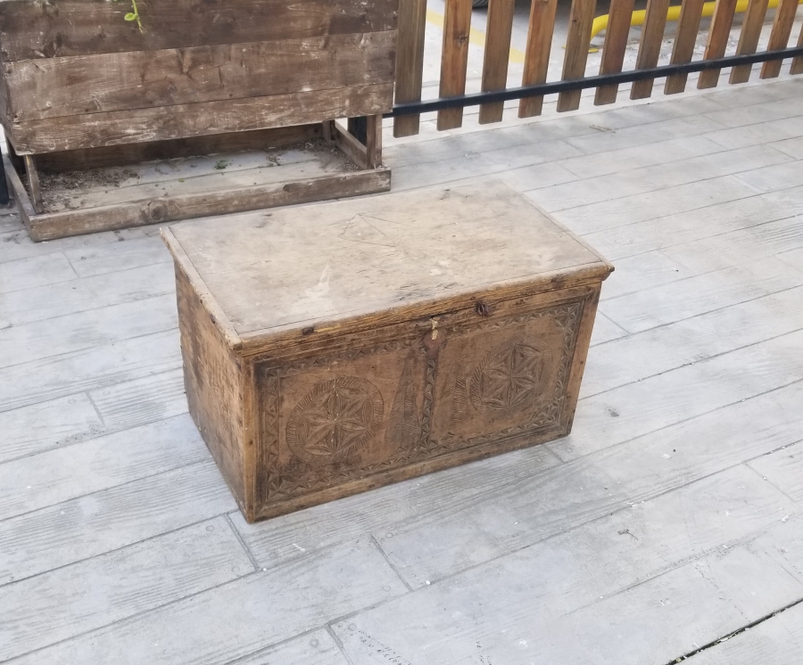 EL OYMA İŞÇİLİKLİ OSMANLI DÖNEMİ NADİR TİPTE KASTAMONU GELİN SANDIĞI