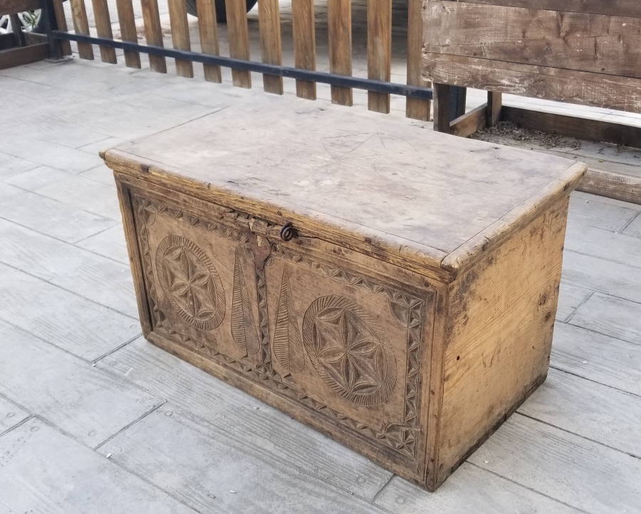 EL OYMA İŞÇİLİKLİ OSMANLI DÖNEMİ NADİR TİPTE KASTAMONU GELİN SANDIĞI