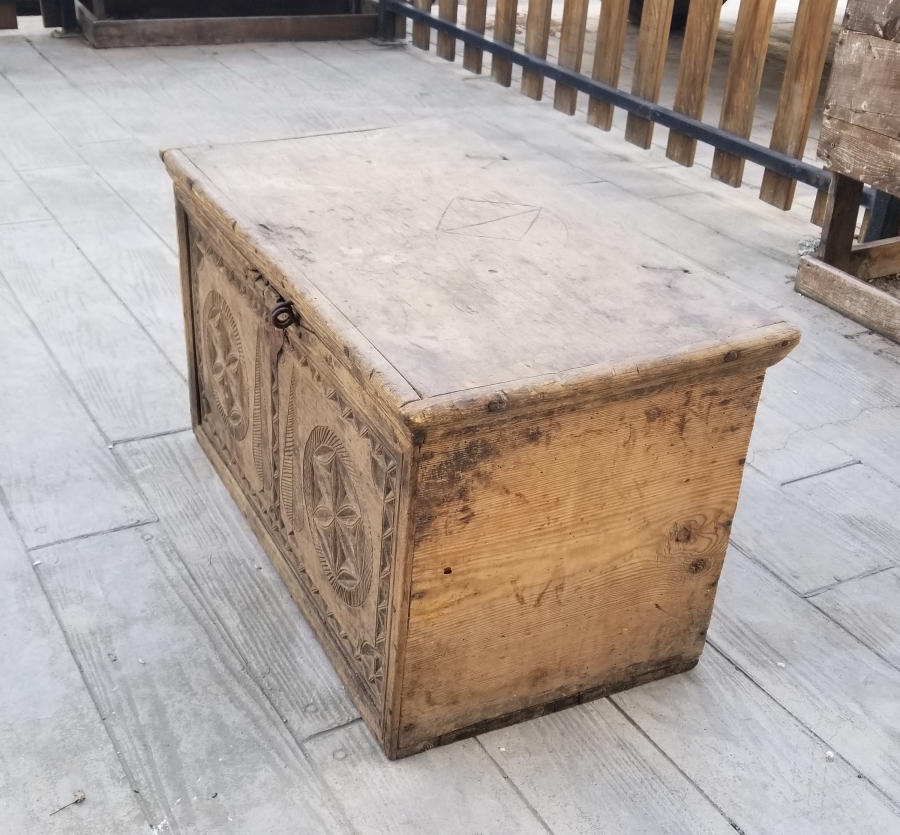 EL OYMA İŞÇİLİKLİ OSMANLI DÖNEMİ NADİR TİPTE KASTAMONU GELİN SANDIĞI