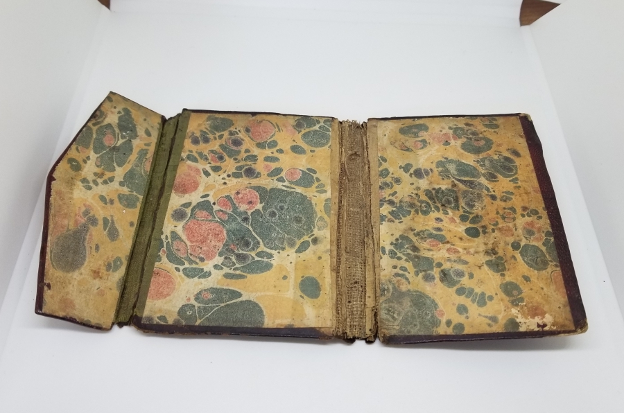 DERİ ÜZERİ ALTIN VARAKLI OSMANLI DÖNEMİ ENAM-I ŞERİF KABI