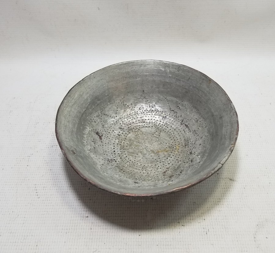 OSMANLI DÖNEMİ EL YAPIMI NADİR BAKIR SÜZGEÇ