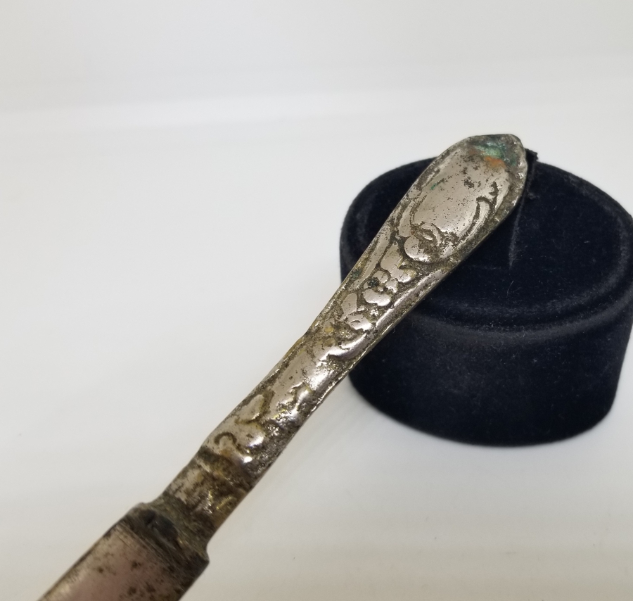 GÜMÜŞ KAPLAMA ANTİKA YEMEK BIÇAĞI