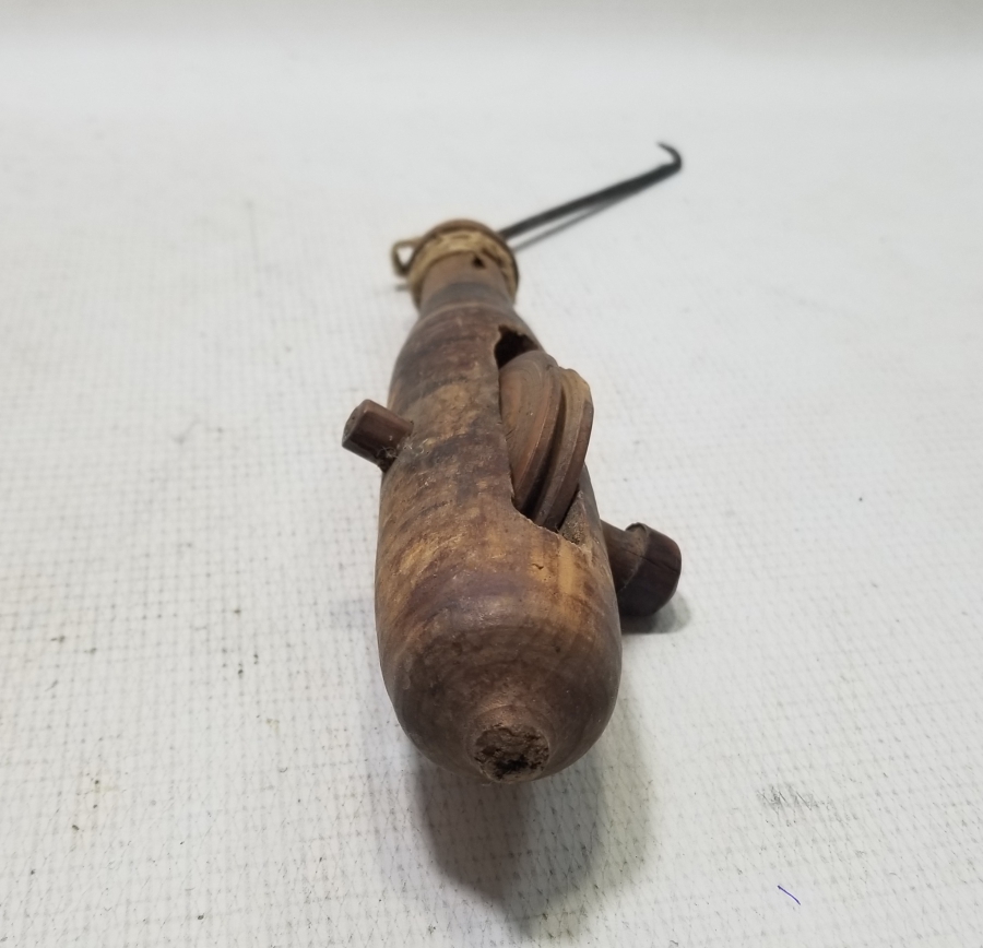 OSMANLI DÖNEMİ EL YAPIMI AHŞAP MAKARA