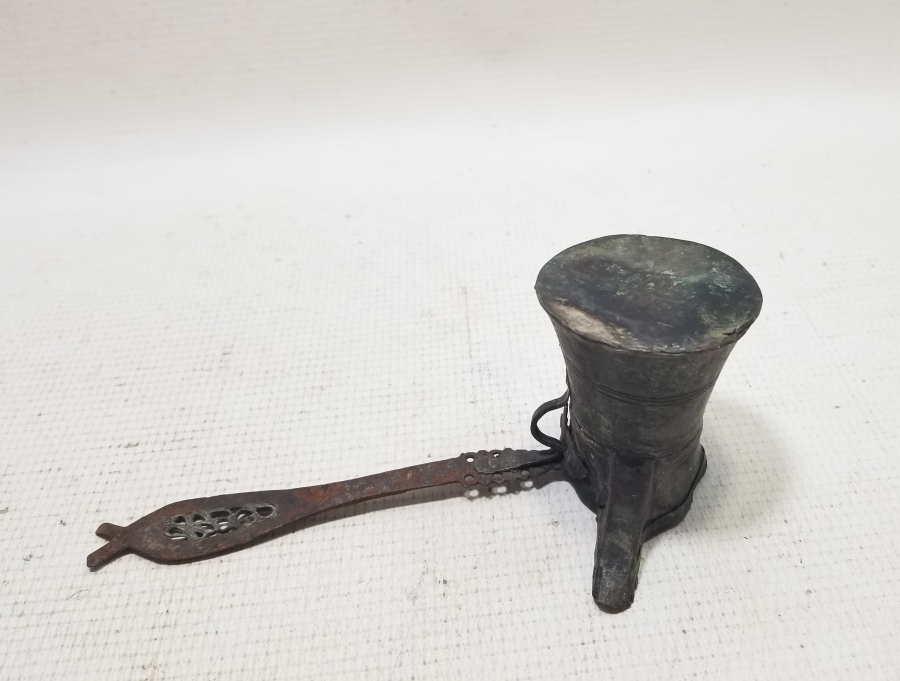 OSMANLI DÖNEMİ EL YAPIMI EDİRNE İŞİ NADİR KAHVE CEZVESİ