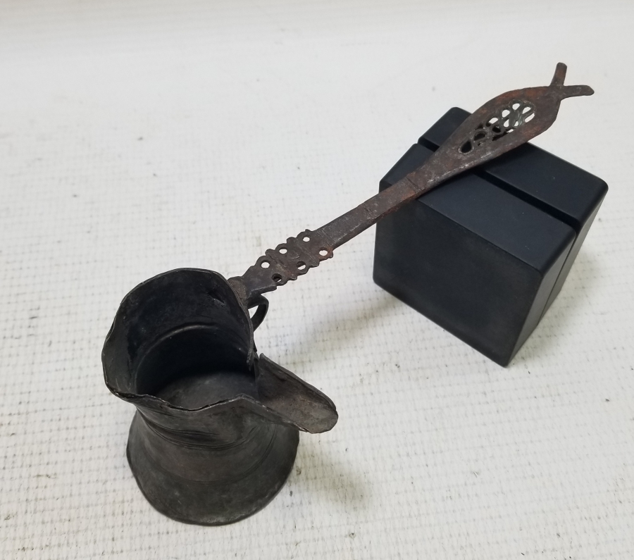 OSMANLI DÖNEMİ EL YAPIMI EDİRNE İŞİ NADİR KAHVE CEZVESİ