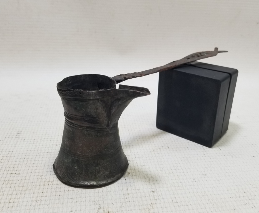 OSMANLI DÖNEMİ EL YAPIMI EDİRNE İŞİ NADİR KAHVE CEZVESİ