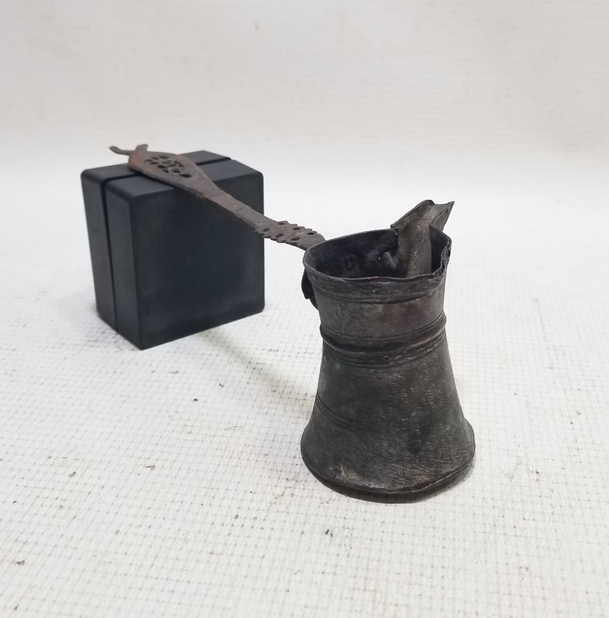 OSMANLI DÖNEMİ EL YAPIMI EDİRNE İŞİ NADİR KAHVE CEZVESİ