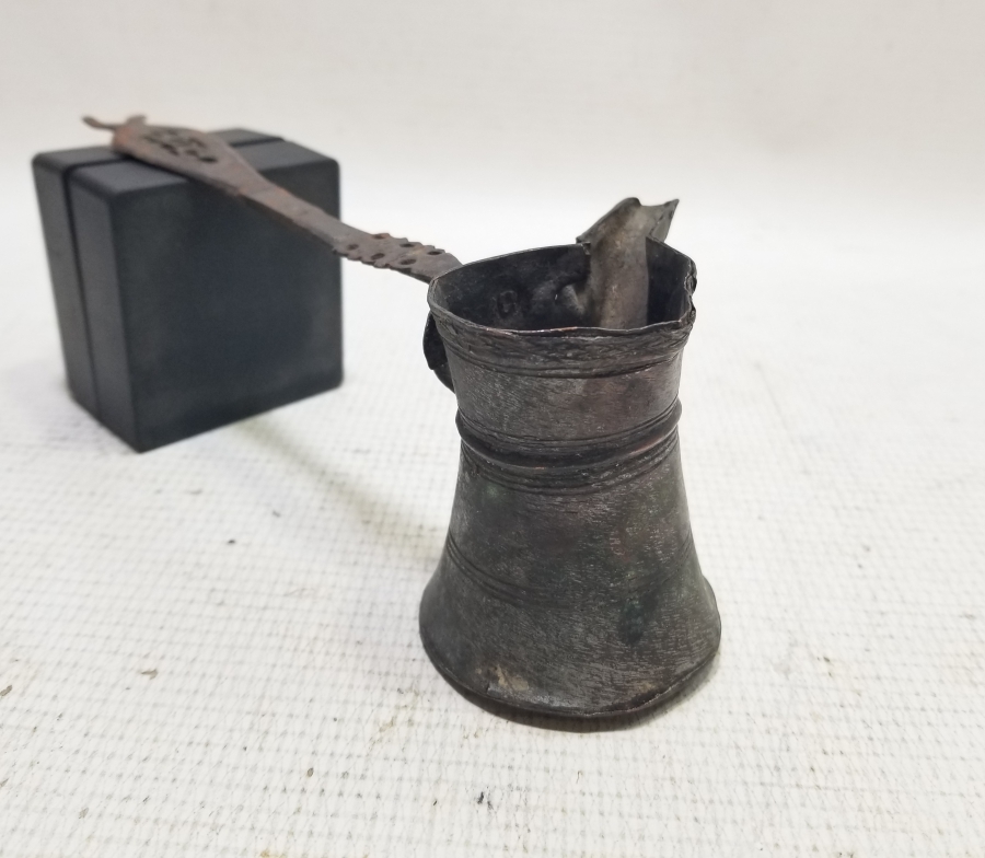 OSMANLI DÖNEMİ EL YAPIMI EDİRNE İŞİ NADİR KAHVE CEZVESİ