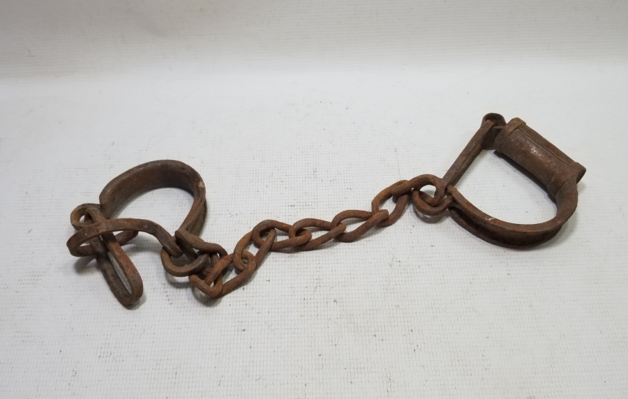 OSMANLI DÖNEMİ EL YAPIMI NADİR TİPTE MAHKUM PRANGASI