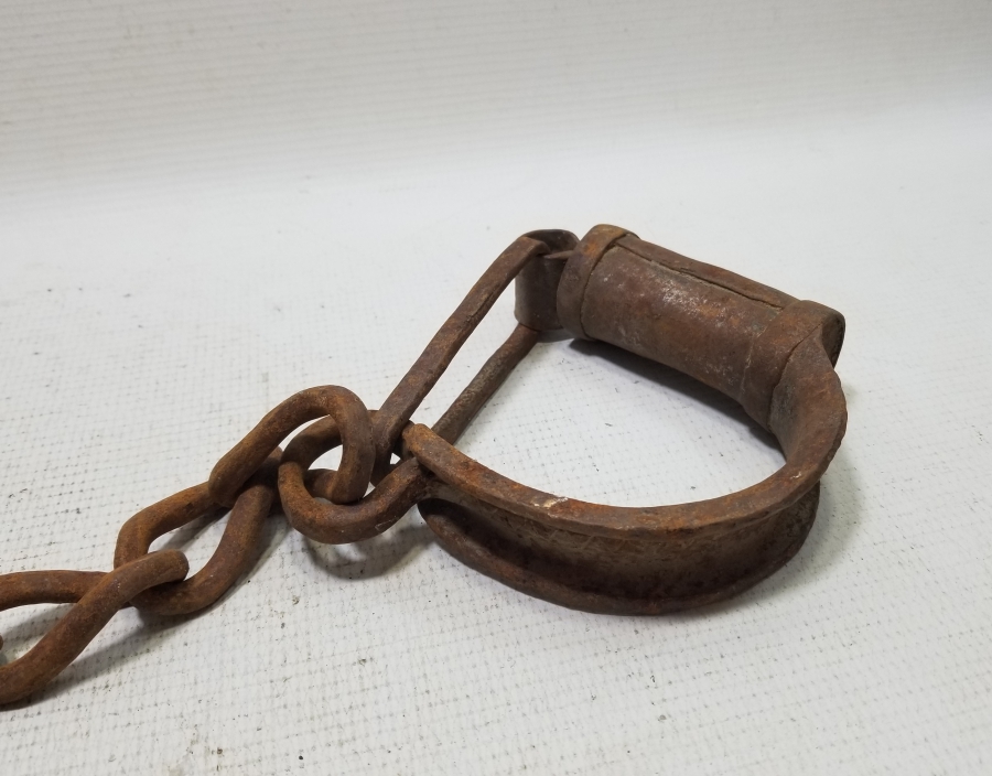 OSMANLI DÖNEMİ EL YAPIMI NADİR TİPTE MAHKUM PRANGASI