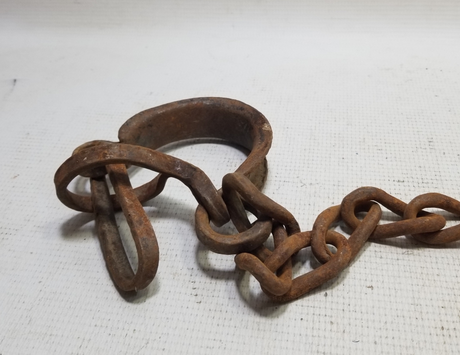 OSMANLI DÖNEMİ EL YAPIMI NADİR TİPTE MAHKUM PRANGASI