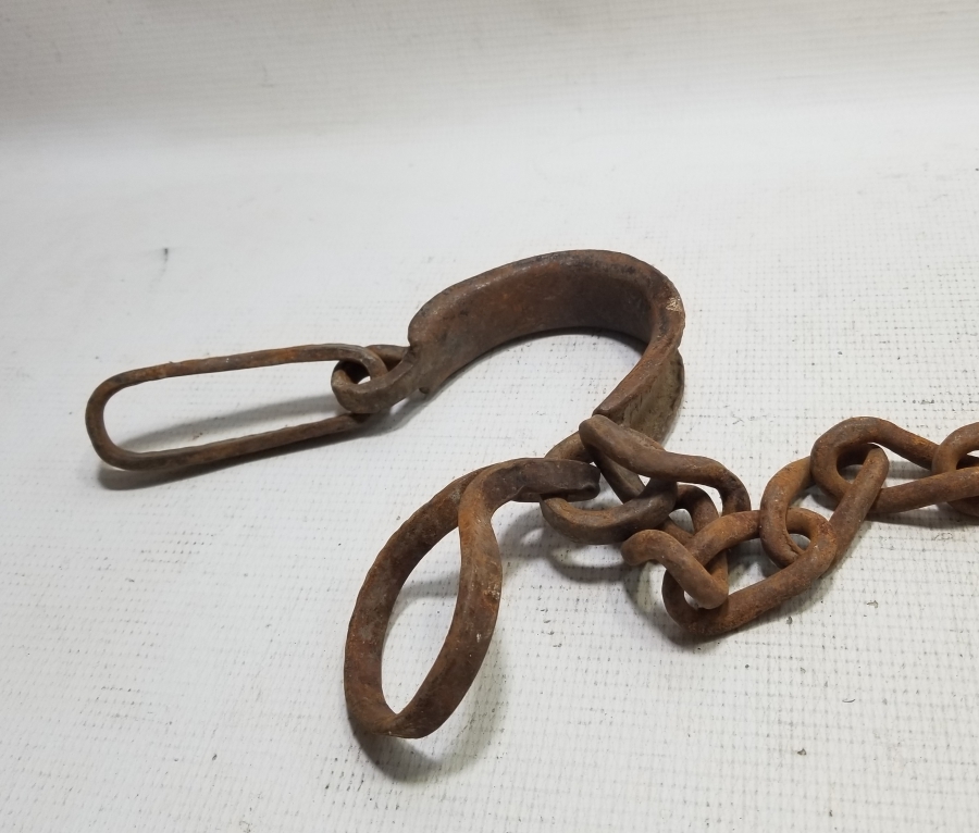 OSMANLI DÖNEMİ EL YAPIMI NADİR TİPTE MAHKUM PRANGASI