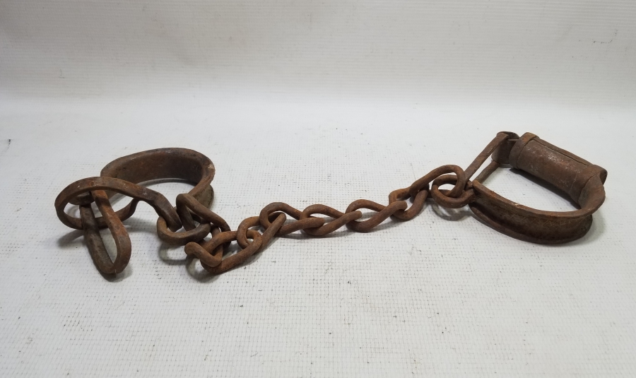 OSMANLI DÖNEMİ EL YAPIMI NADİR TİPTE MAHKUM PRANGASI