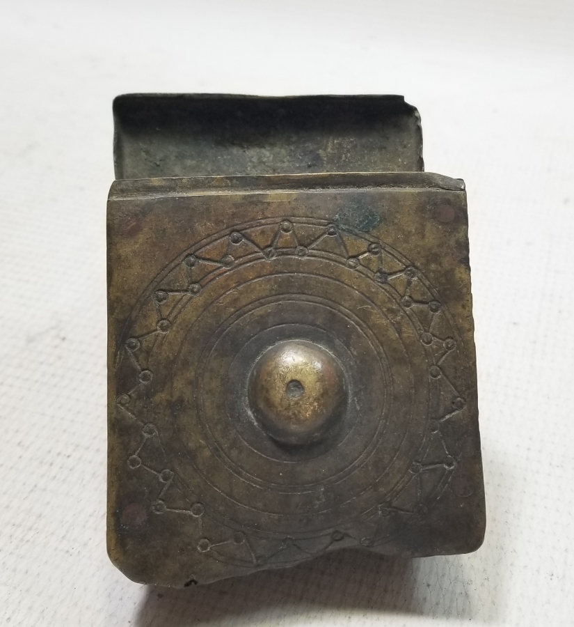 NADİR TİPTE OSMANLI DÖNEMİ BRONZ KALE TÜFEĞİ ÇAPUTLUĞU