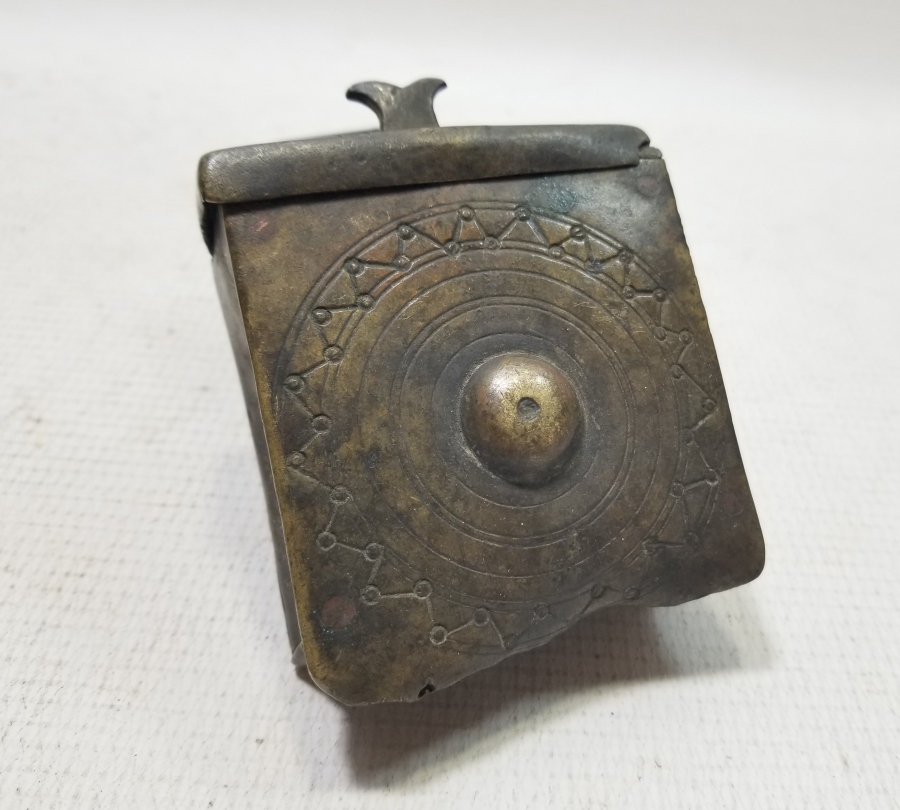 NADİR TİPTE OSMANLI DÖNEMİ BRONZ KALE TÜFEĞİ ÇAPUTLUĞU