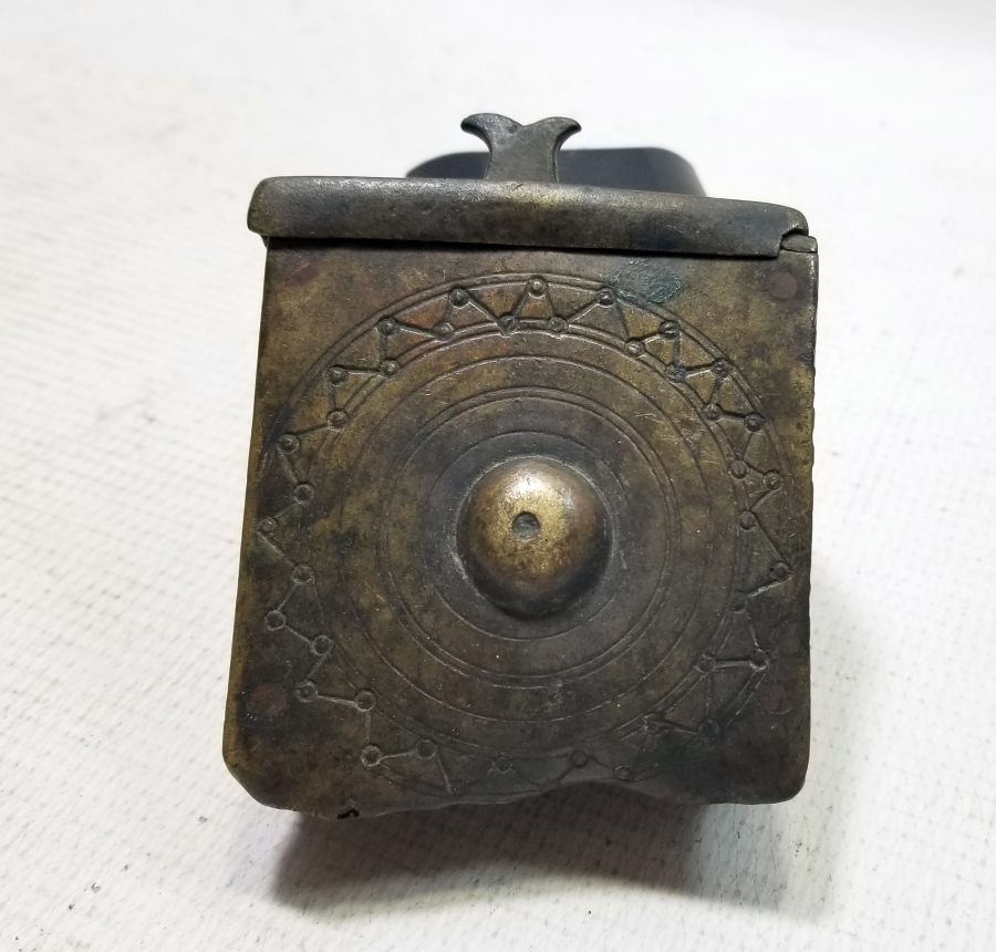 NADİR TİPTE OSMANLI DÖNEMİ BRONZ KALE TÜFEĞİ ÇAPUTLUĞU